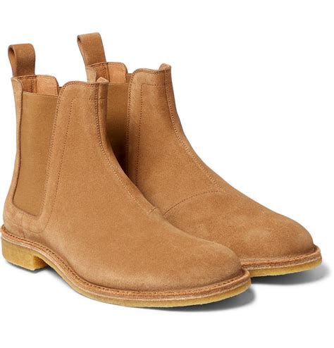 bottega veneta chelsea suede boots.